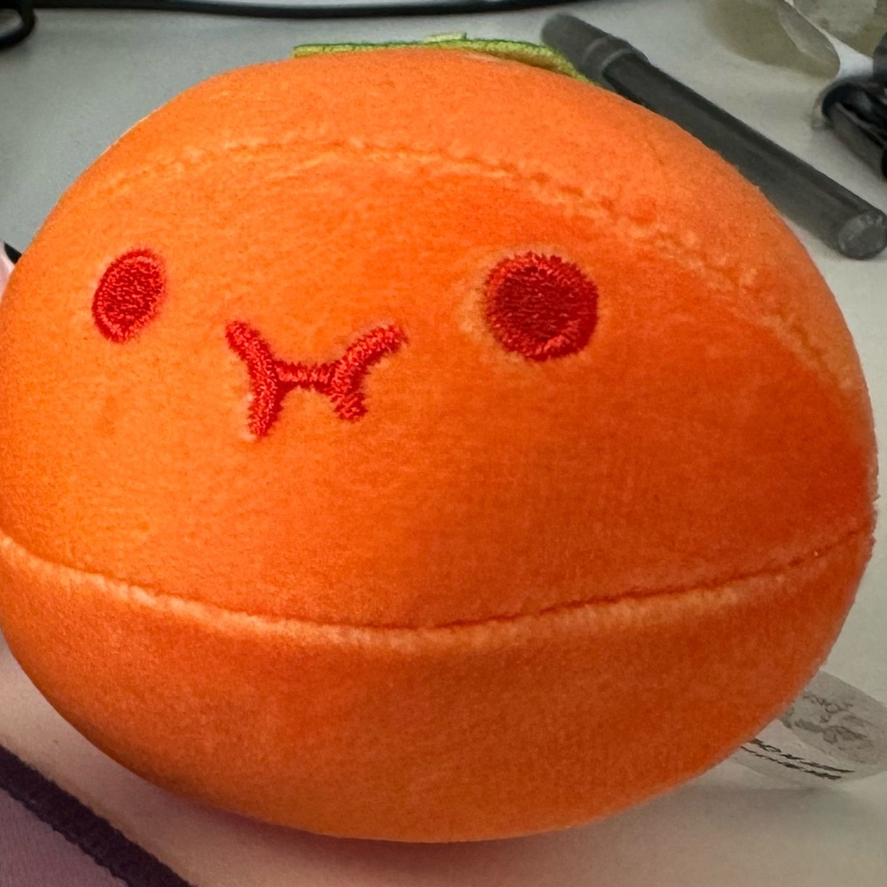 Small persimmon toy from the hit Suika game!